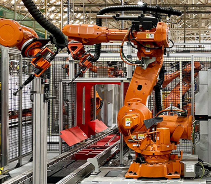 Hydraulic Robots in Automotive Plant