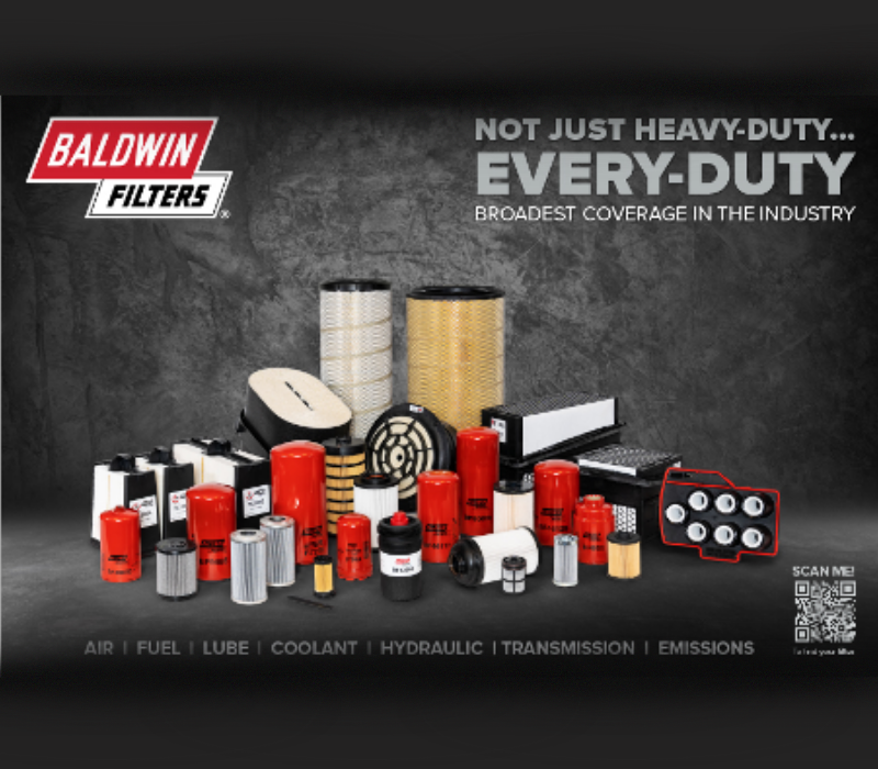 Baldwin Filters Air, Fuel, Lube, Coolant, Hydraulic, Transmission, Emissions